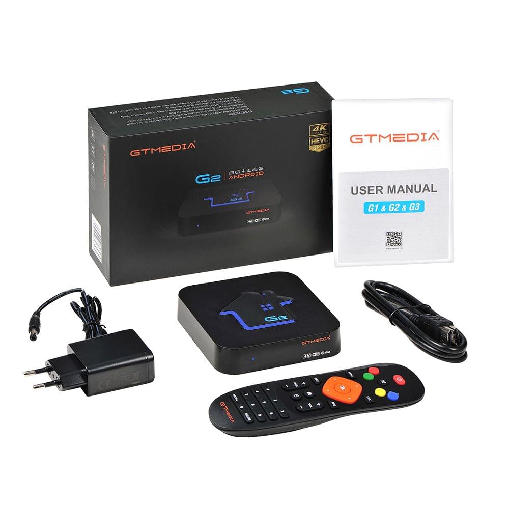 Uniqkart G2 Android TV Box+IPTV Server Remote Control Ultra - EU Plug