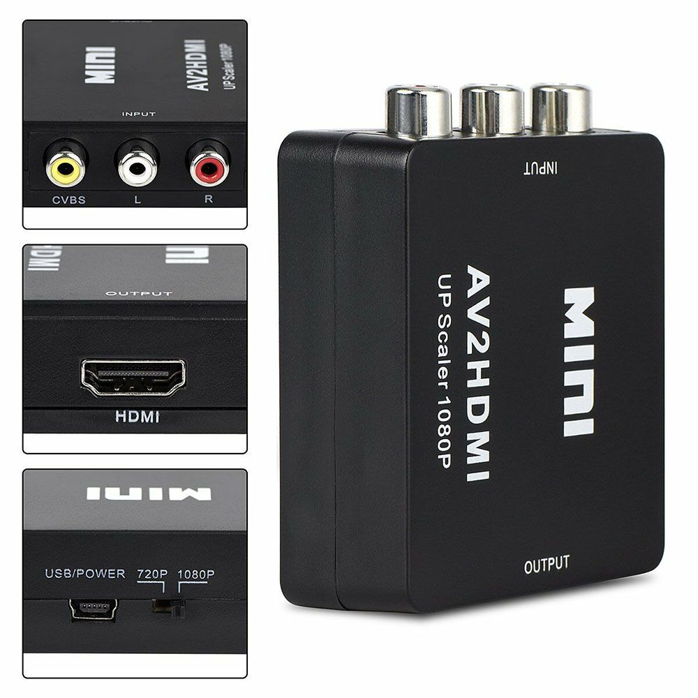 Mini Portable USB Charge Transverter Adjustable 720P/1080P