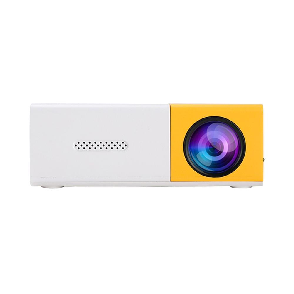 400 Lumens Mini LED Projector Supports 720P / 1080P Portable - EU Plug