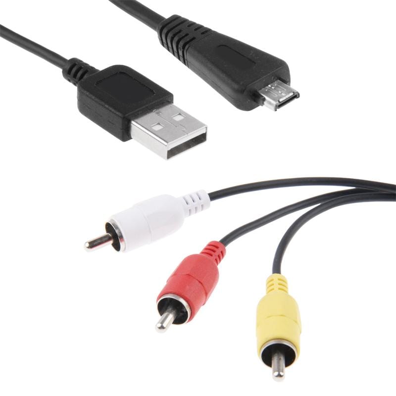 2 in 1 Digital Camera Cable for Sony MD3 / W390 / T99 / WX5 (Style1)