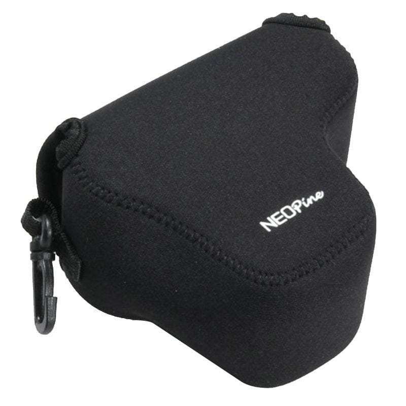 NEOpine Neoprene Shockproof Soft Case Bag with Hook for Olympus E-PL7 Camera (Black)