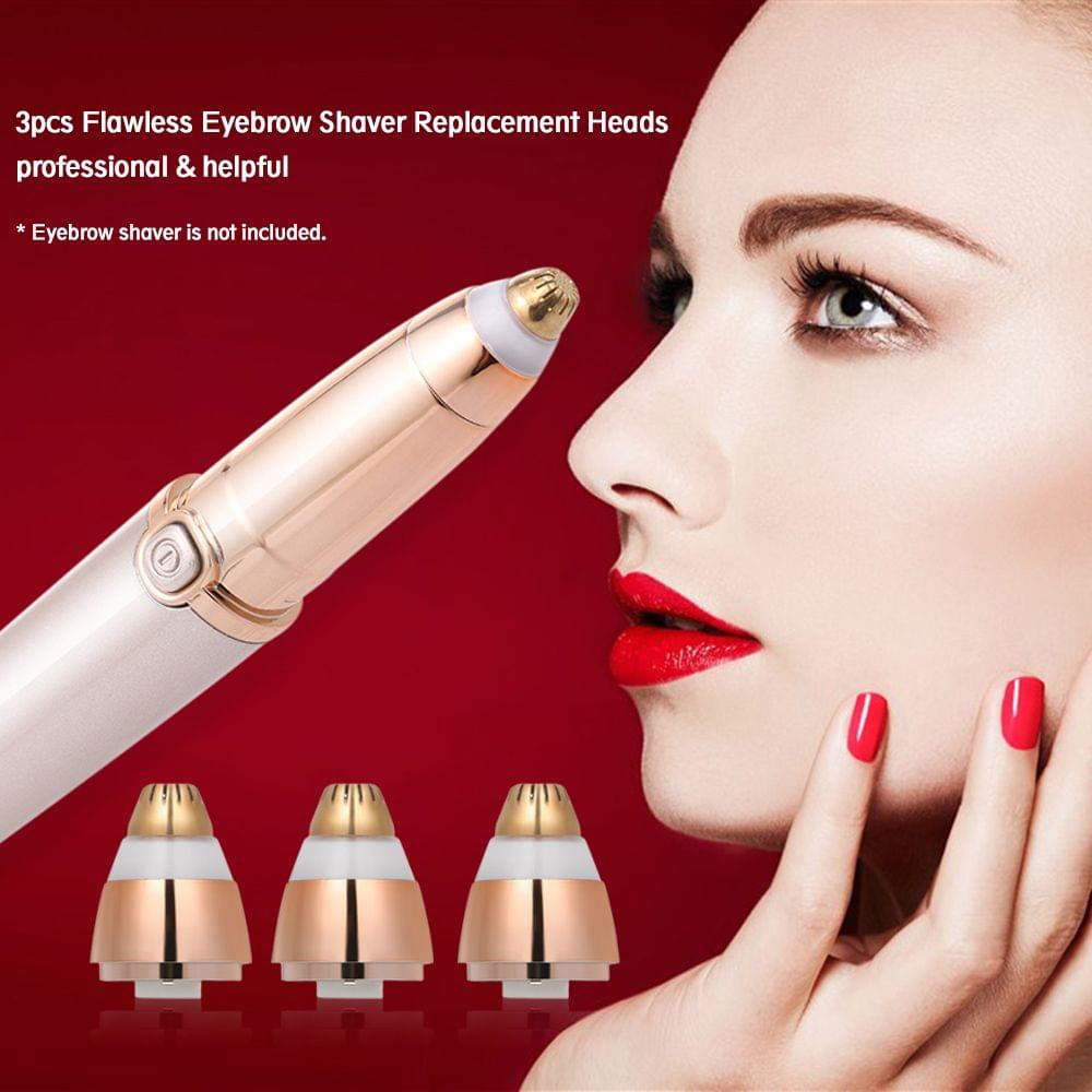 3pcs Facial Hair Remover Replacement Heads Eyebrow Hair