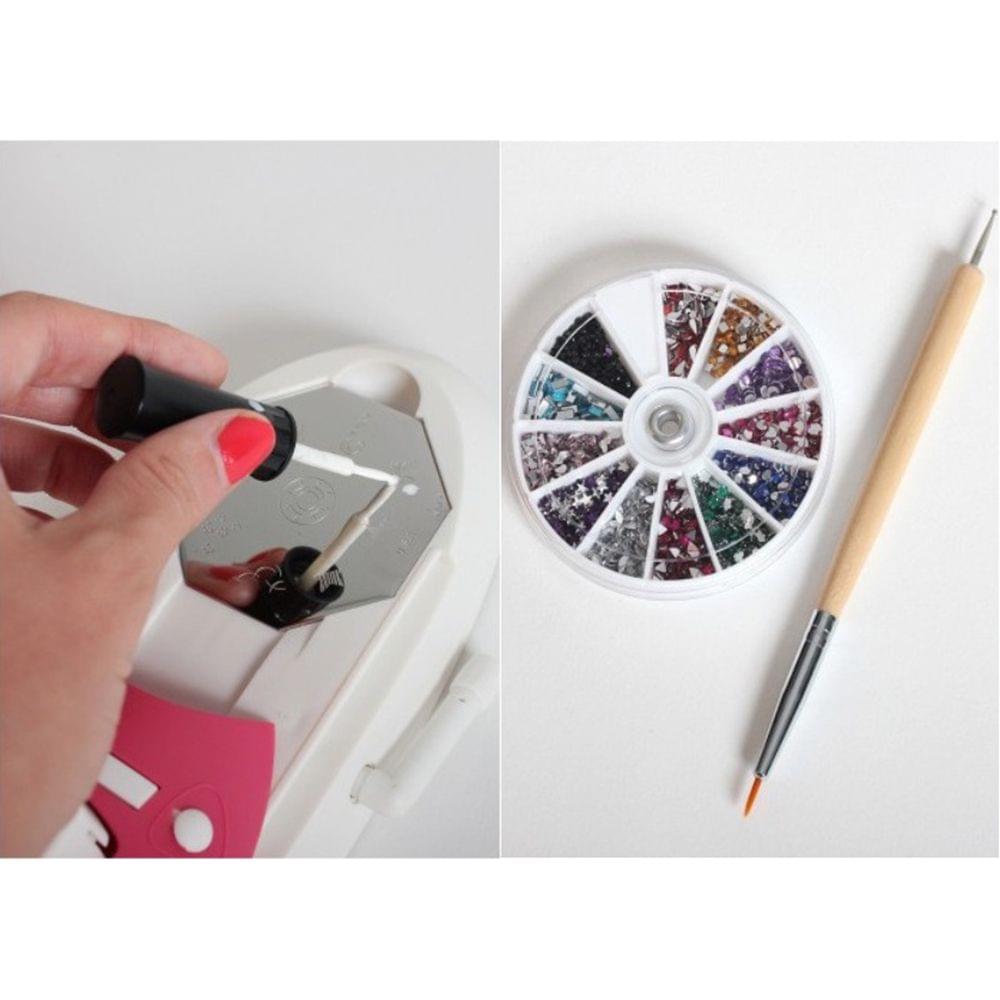 Nail Art Printer Pattern Printed On Nail Manicure Stamping - 1 set