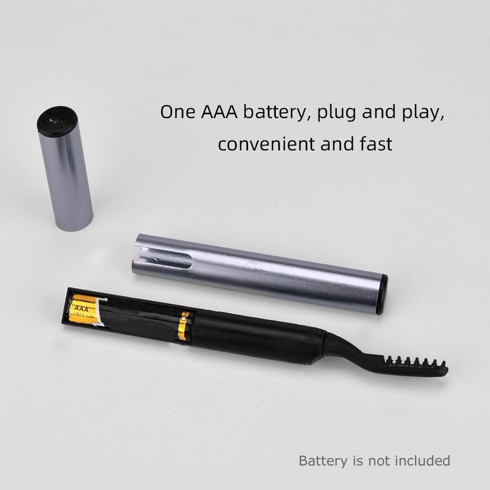 Portable Electric Heated Eyelash Curler Pen Battery Operated