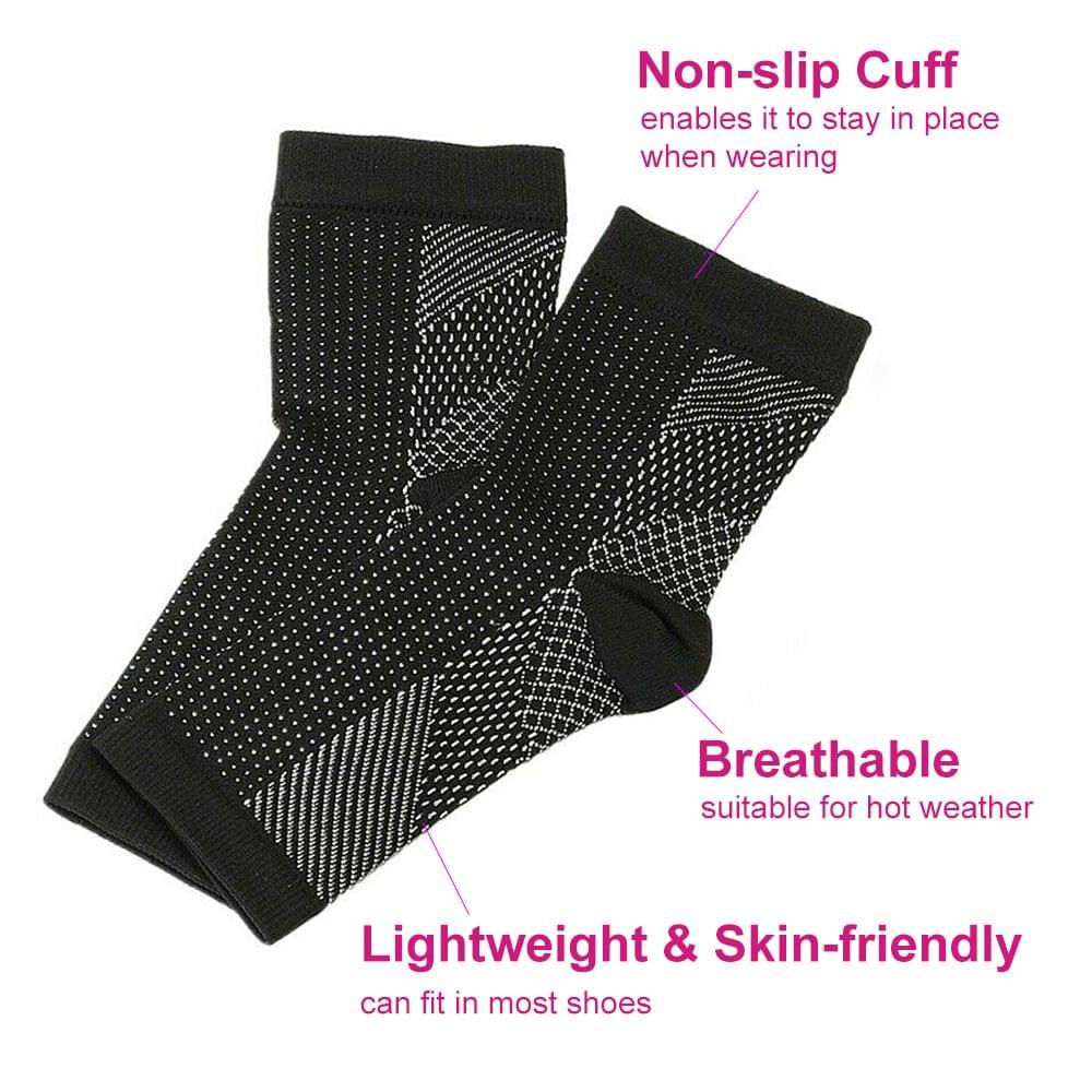 1 Pair Arch Support Socks for Plantar Fasciitis Compression - SM