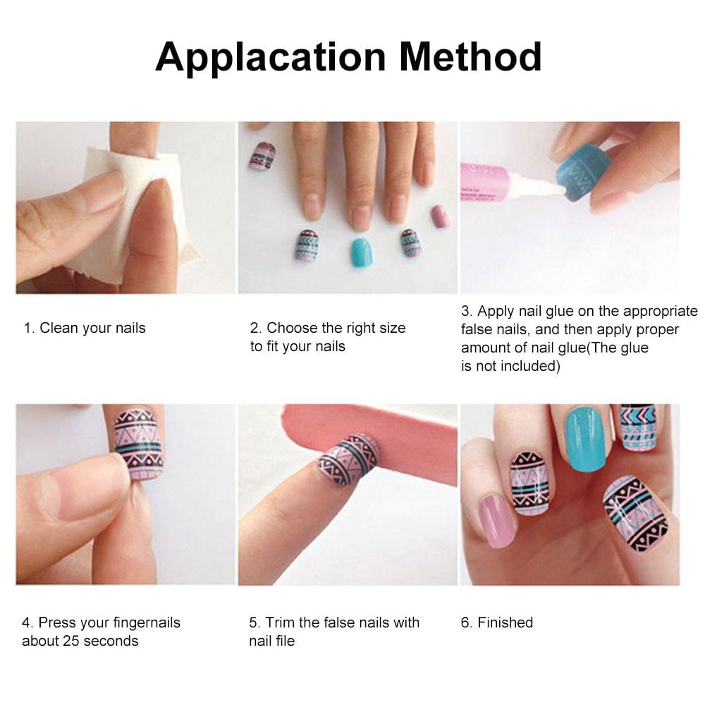 24Pcs Ballerina Pure Color Matte Coffin Nails Full Cover