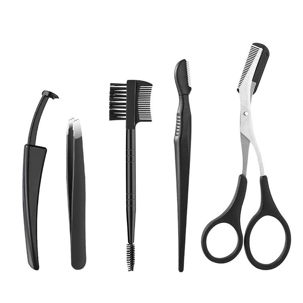 5in1 Eyebrow Grooming Kit Eyelash Comb Eyebrow Shaping