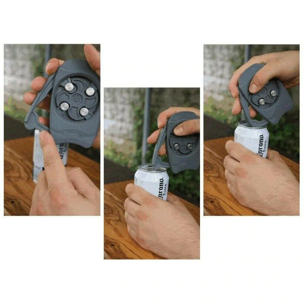 Universal Topless Can Opener Bar Safety Easy Manual Can
