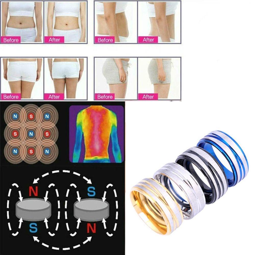 Simple Stainless Steel Medical Weight Loss Ring Fashion - 5