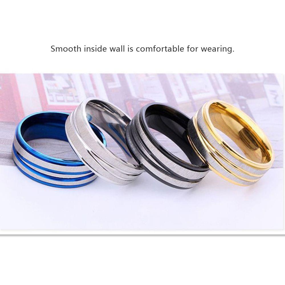 Simple Stainless Steel Medical Weight Loss Ring Fashion - 5