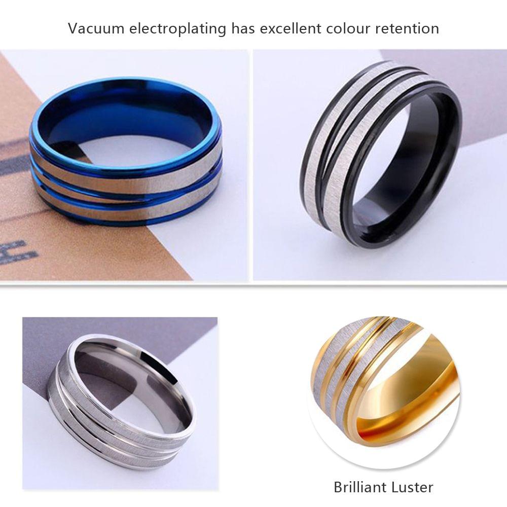 Simple Stainless Steel Medical Weight Loss Ring Fashion - 5