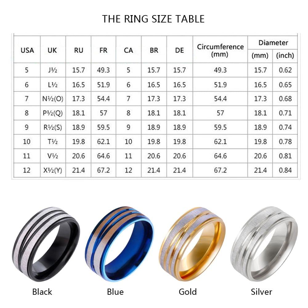 Simple Stainless Steel Medical Weight Loss Ring Fashion - 5