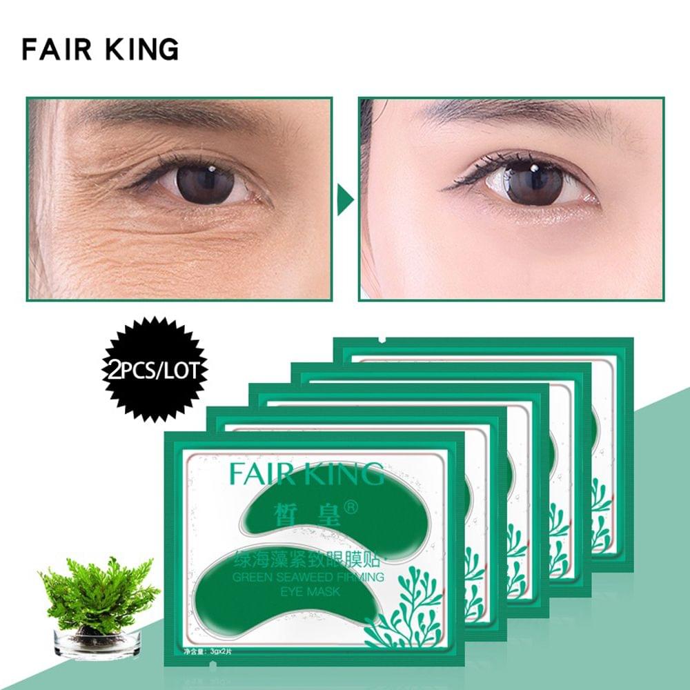 Fair King 2pcs Green Seaweed Tighten Eye Mask Moisturizing