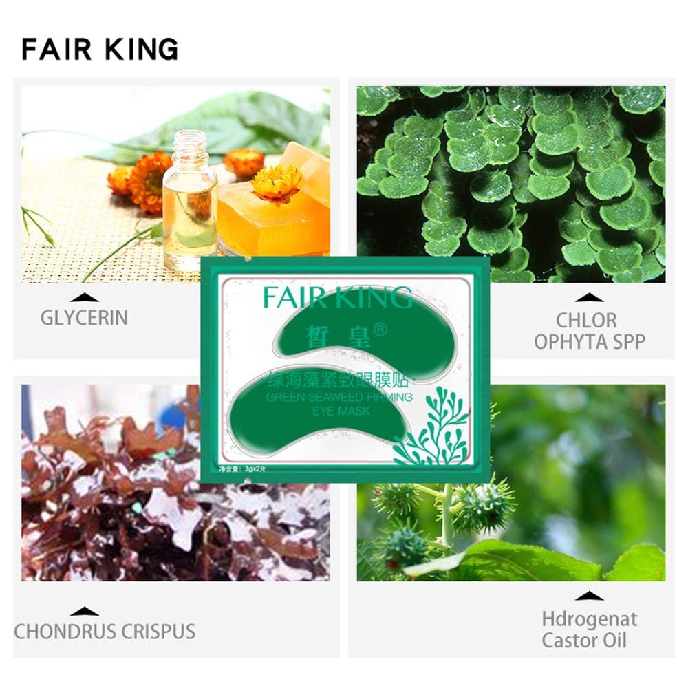 Fair King 2pcs Green Seaweed Tighten Eye Mask Moisturizing