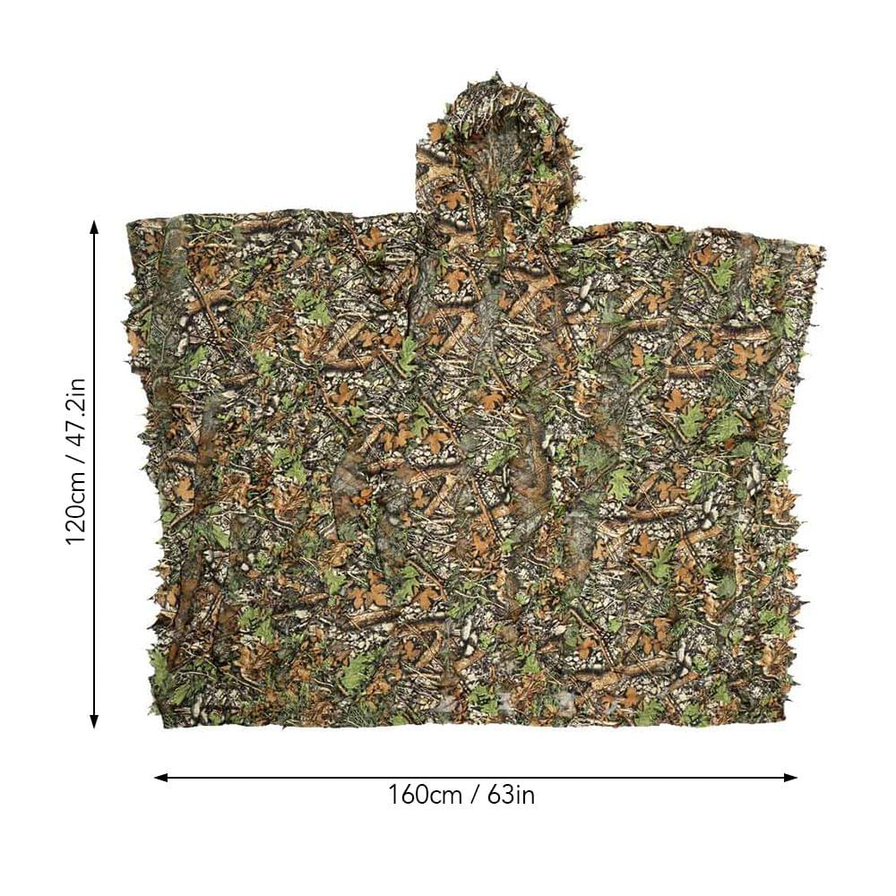 Outdoor Multifunctional Bionic Ghillie Suit 3D Jungle