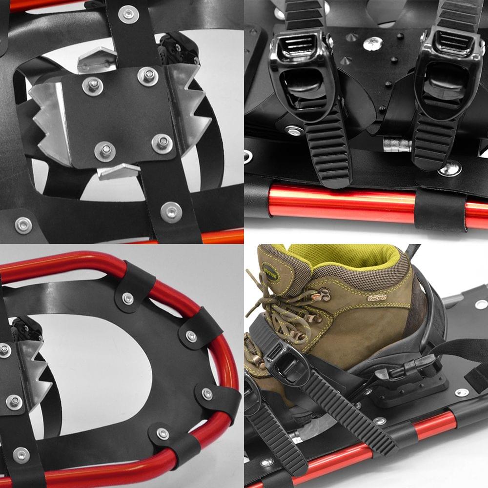 Snowshoes Women Men Aluminum Snow Shoes with Adjustable - 25inch OP