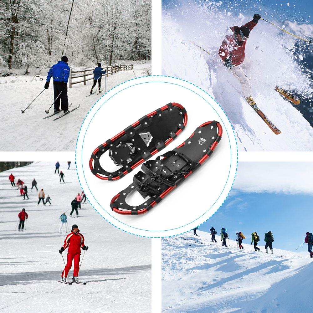 Snowshoes Women Men Aluminum Snow Shoes with Adjustable - 25inch OP