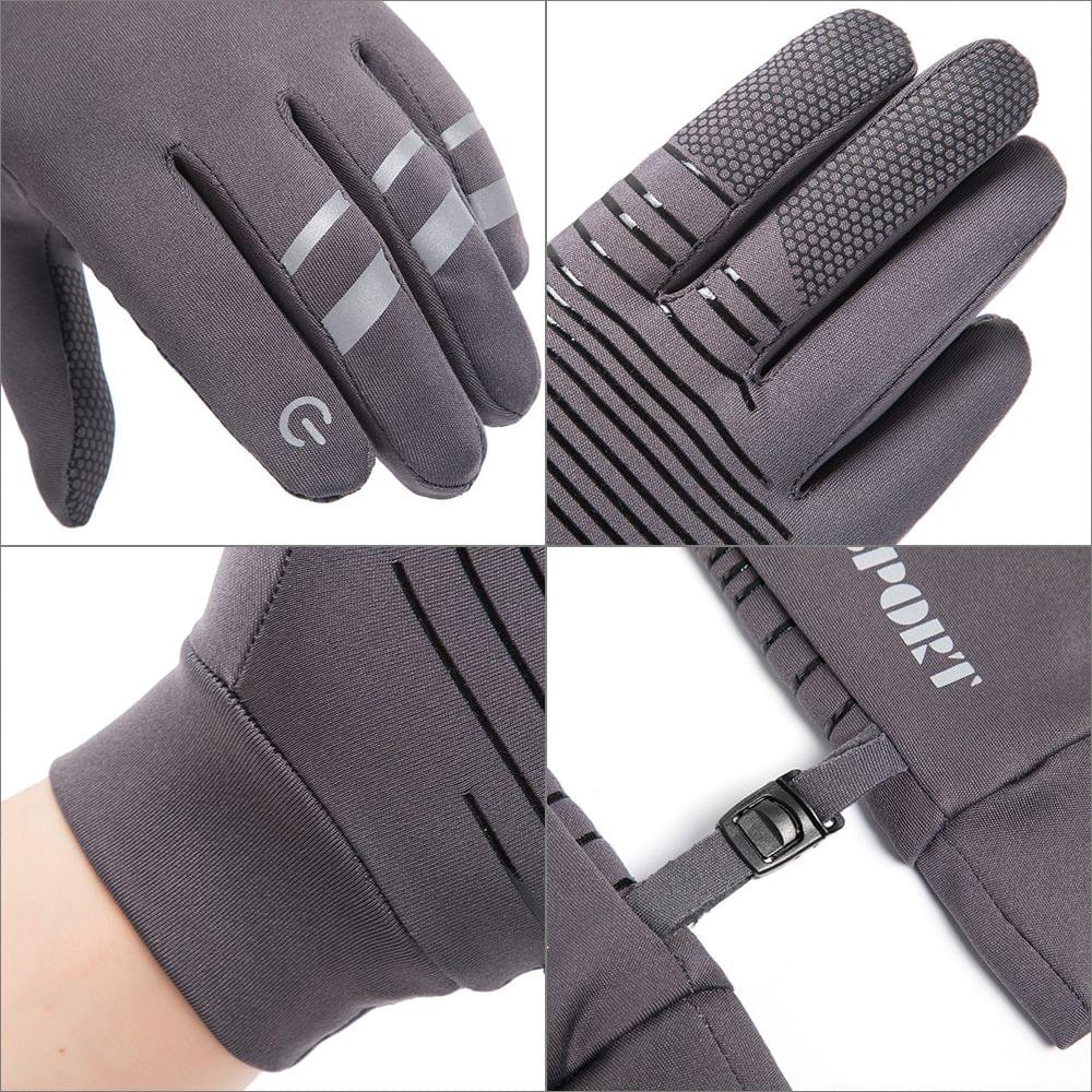 Outdoor Riding Gloves Men Women Winter Warm Sports Gloves - L