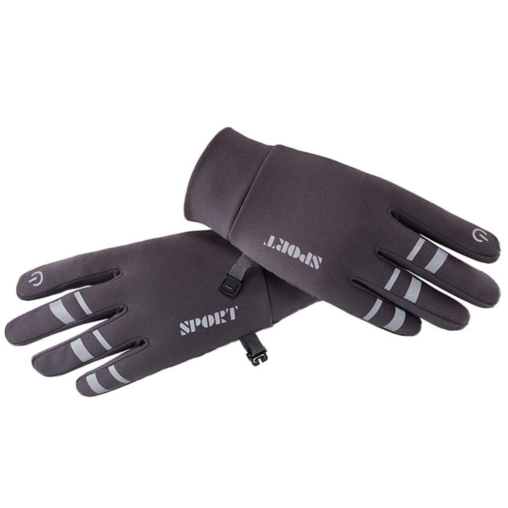 Outdoor Riding Gloves Men Women Winter Warm Sports Gloves - L