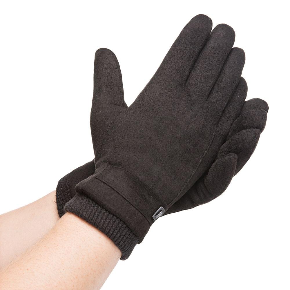 Men's Winter Warm Suede Gloves Outdoor Sports Gloves