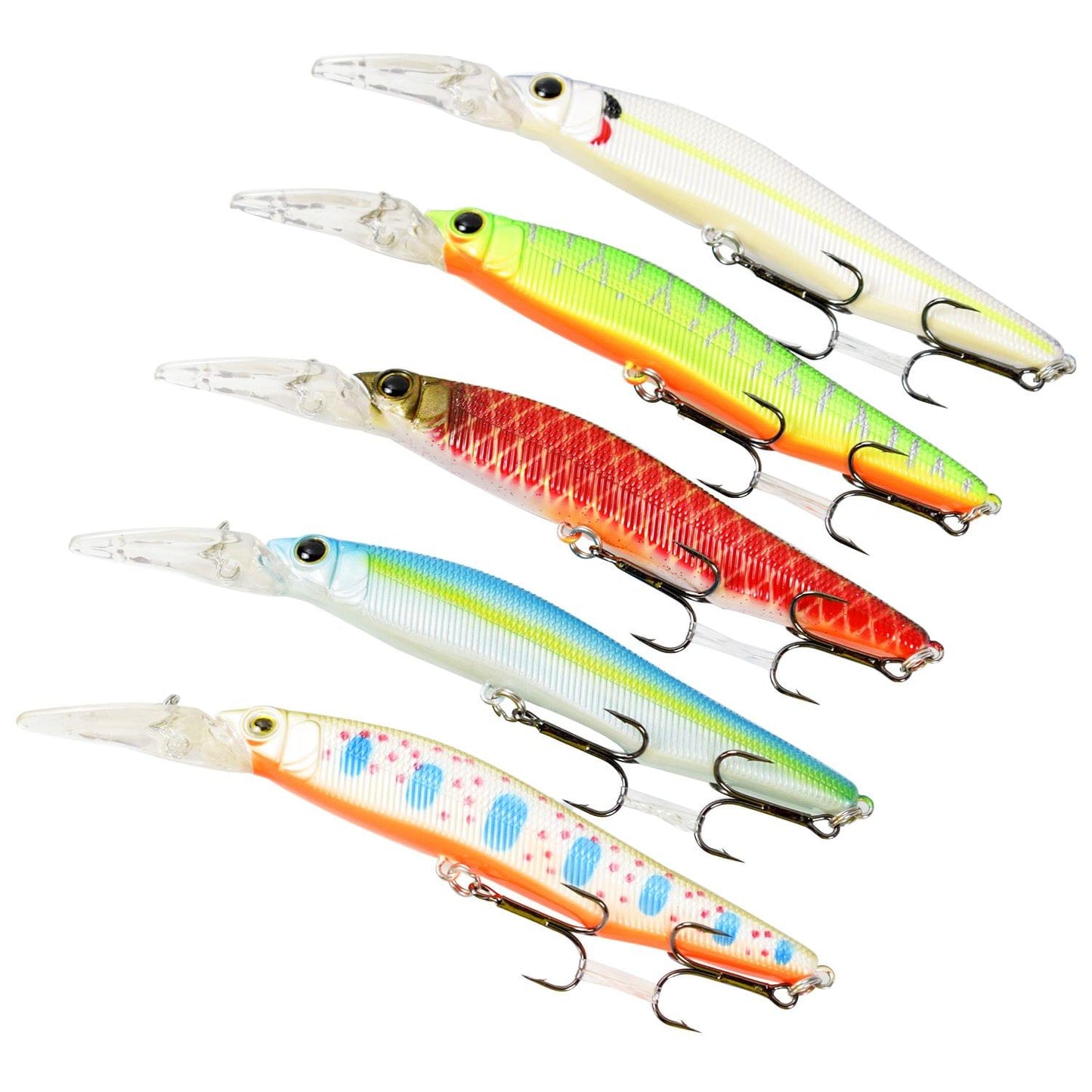 14cm 14g Fishing Minnow Lure 3D Eyes Plastic Hard Bait - 5