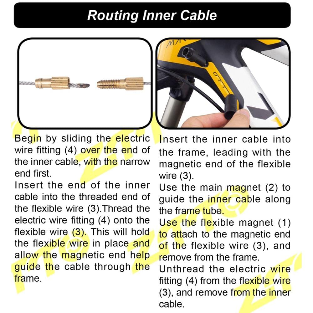 Internal Cable Routing Tool For Bicycle Frame Shift