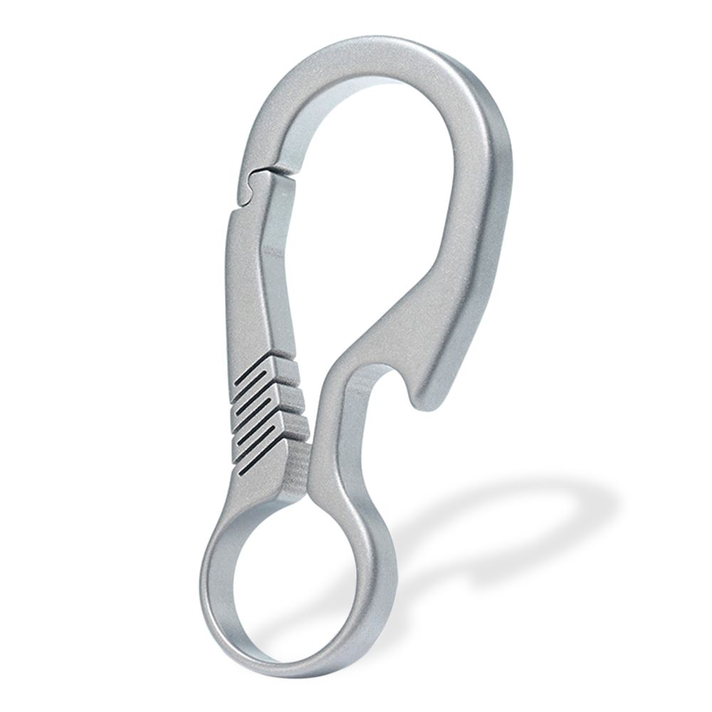Outdoor Lightweight Titanium Key Chain Quick-release Key - B Plus