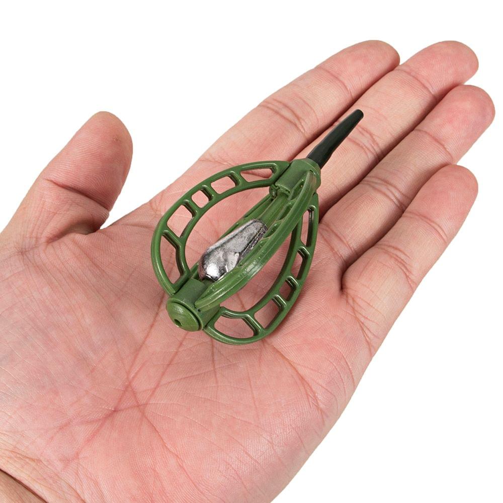 ABS Fishing Sinker Carp Fishing Feeder Fishing Bait Cage - 40g