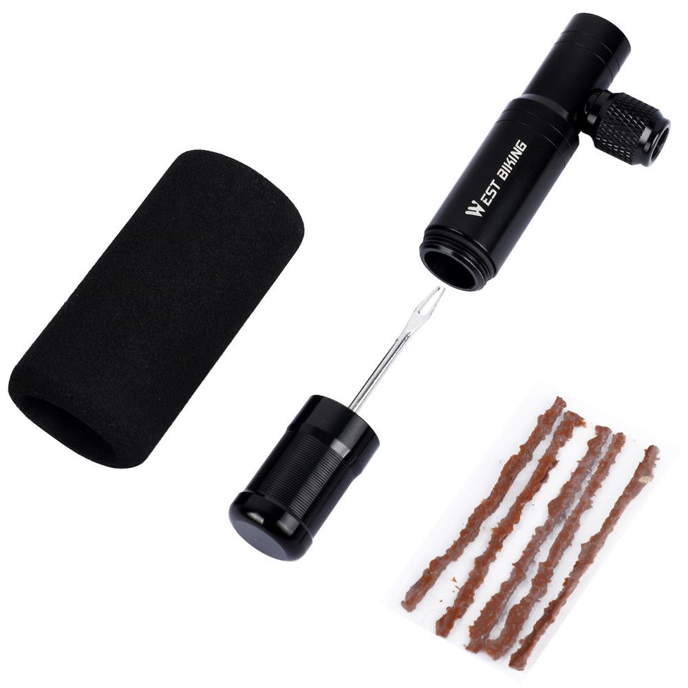 WEST BIKING 2in1 CO2 Pump and Tubeless Tire Repairing Tool