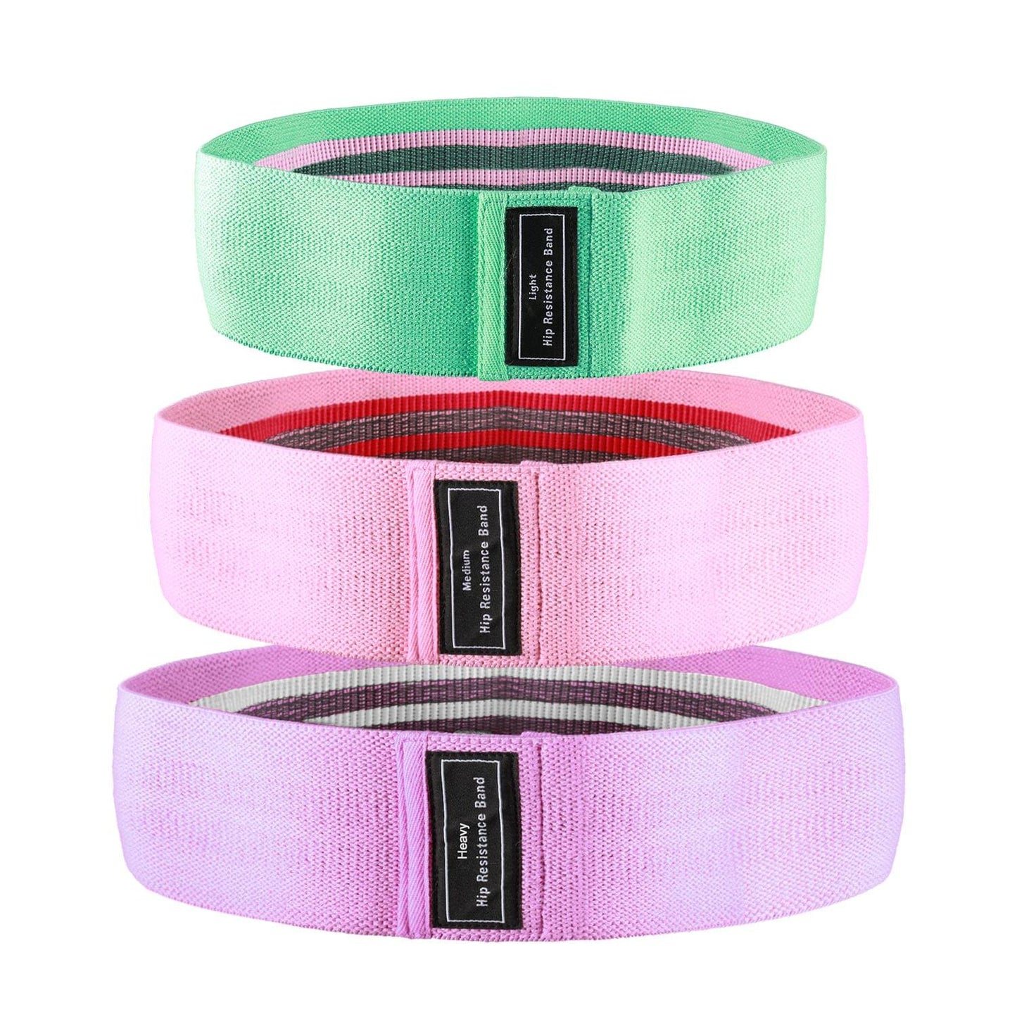 3pcs Booty Bands Fabric Resistance Glute Bands for Legs and