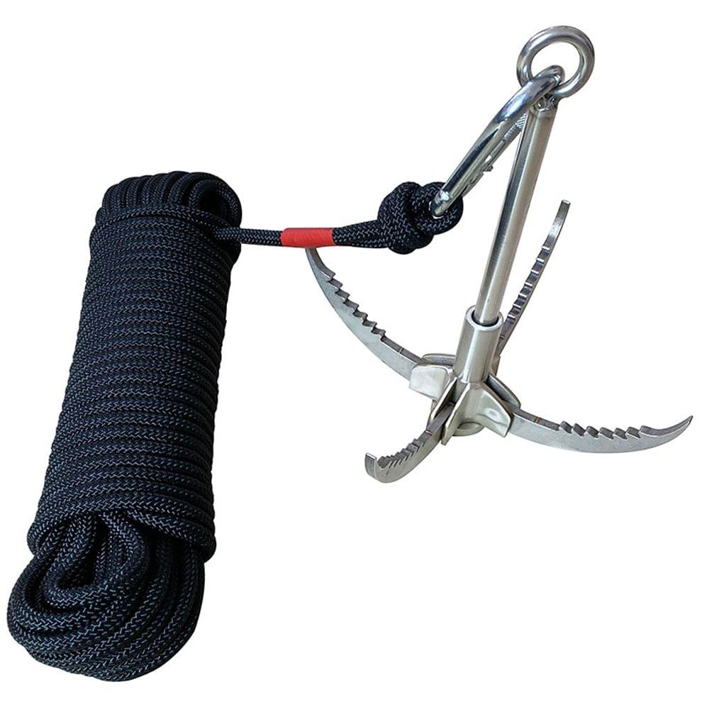 Grappling Hook Folding Foldable Survival Claw Stainless
