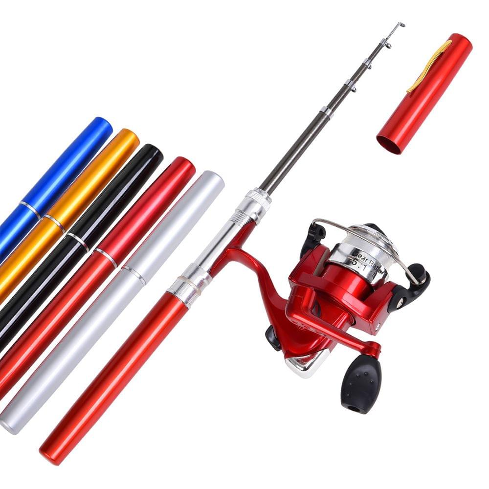 Pen Fishing Rod and Reel Combo Aluminum Alloy Mini - 1.6m