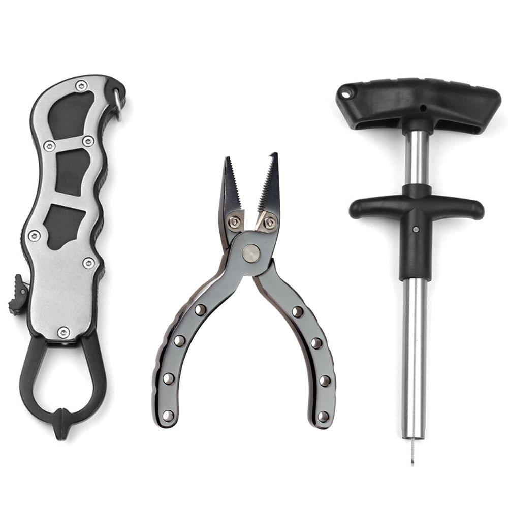 3PCS Mini Portable Fishing Tools Combo Fishing Tackle Set - 3PCS