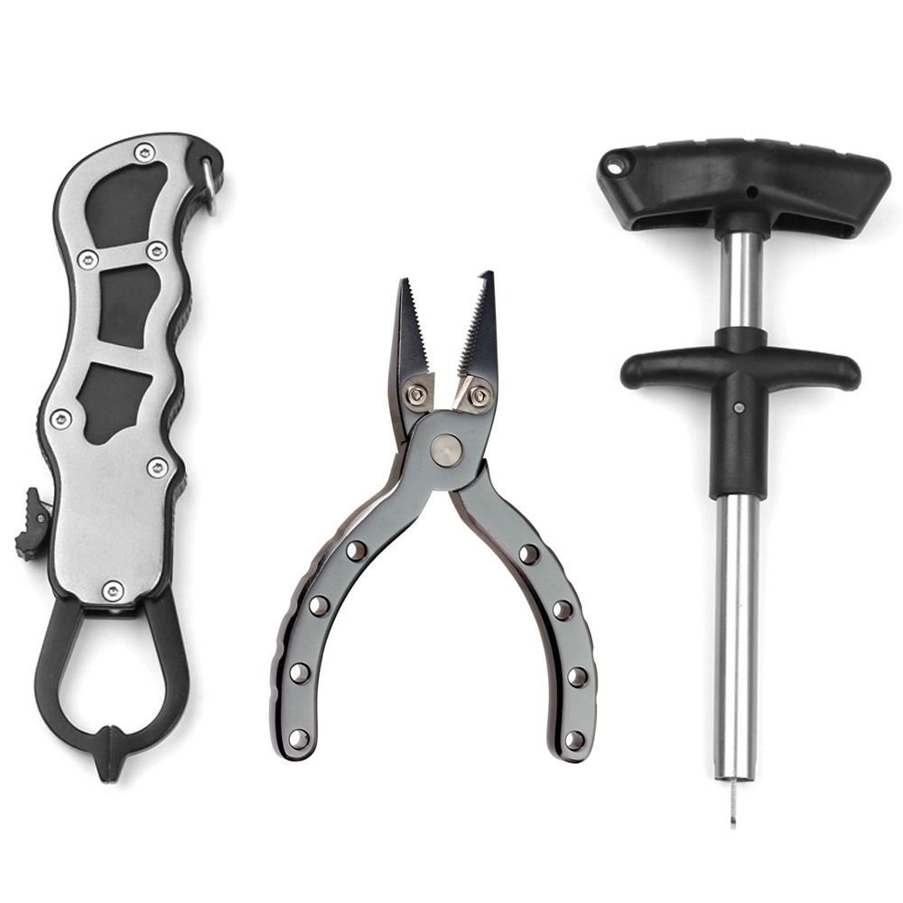 3PCS Mini Portable Fishing Tools Combo Fishing Tackle Set - 3PCS