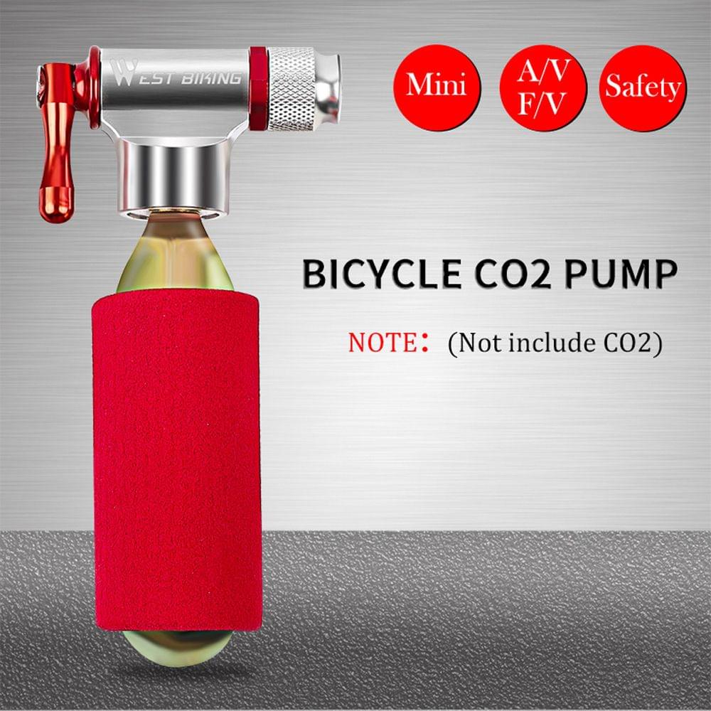 Bicycle Mini Pump CO2 Inflator Insulated Sleeve Air Cycling
