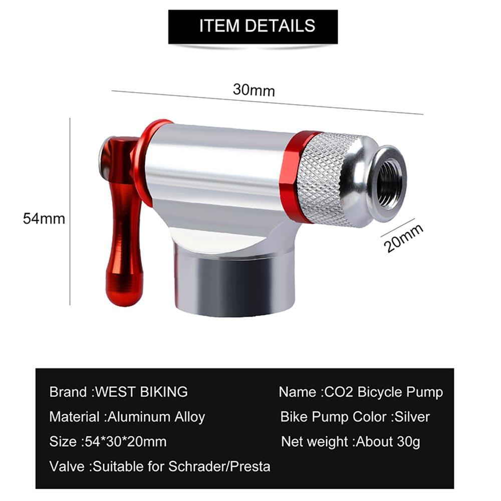 Bicycle Mini Pump CO2 Inflator Insulated Sleeve Air Cycling
