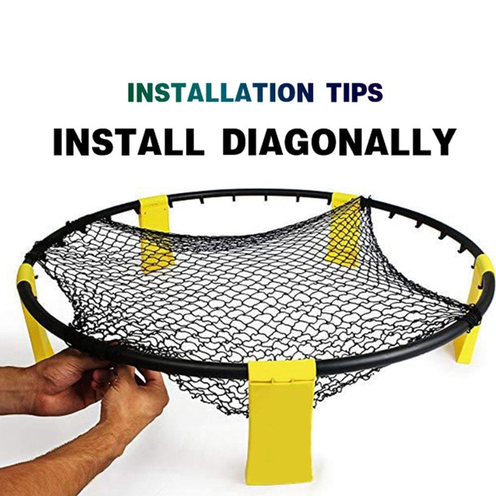 Mini Beach Volleyball Spike Balls Game Set Outdoor Team