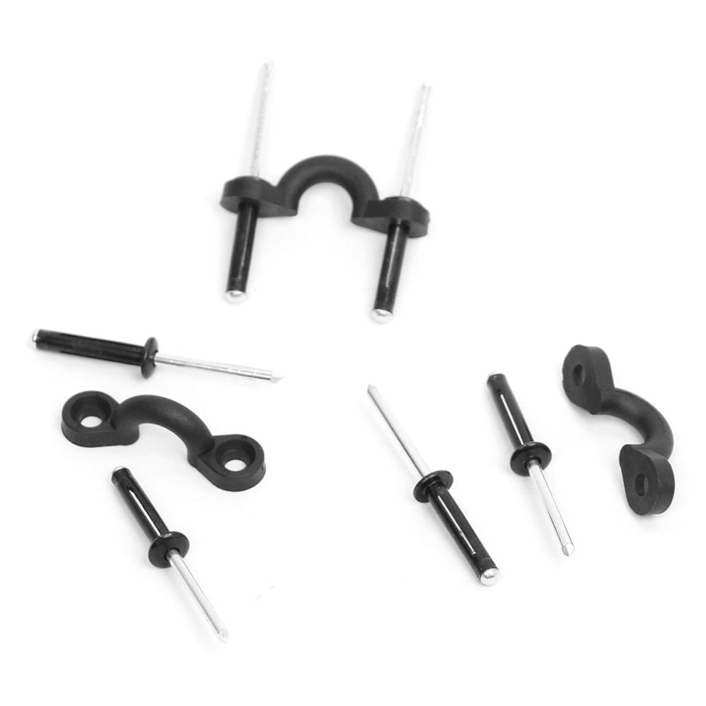 10pcs Nylon Bungee Deck Loops Tie Down Pad Eye with 20pcs - Type 2