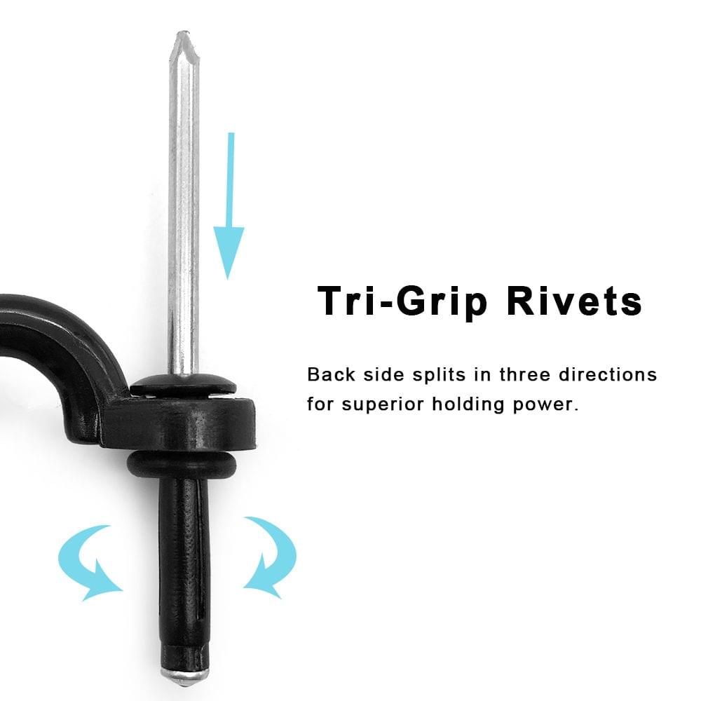 10pcs Nylon Bungee Deck Loops Tie Down Pad Eye with 20pcs - Type 2