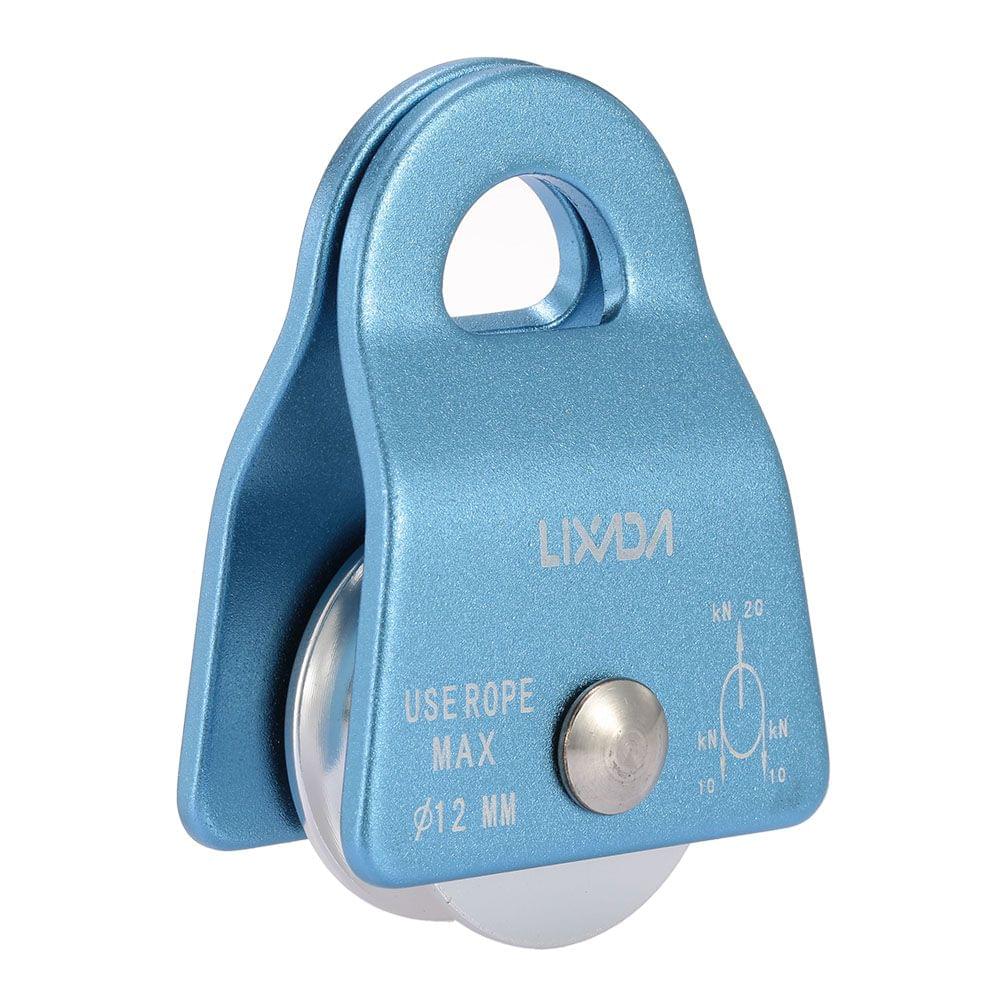 Lixada 20KN Small Mobile Single Pulley Swing Side Climbing