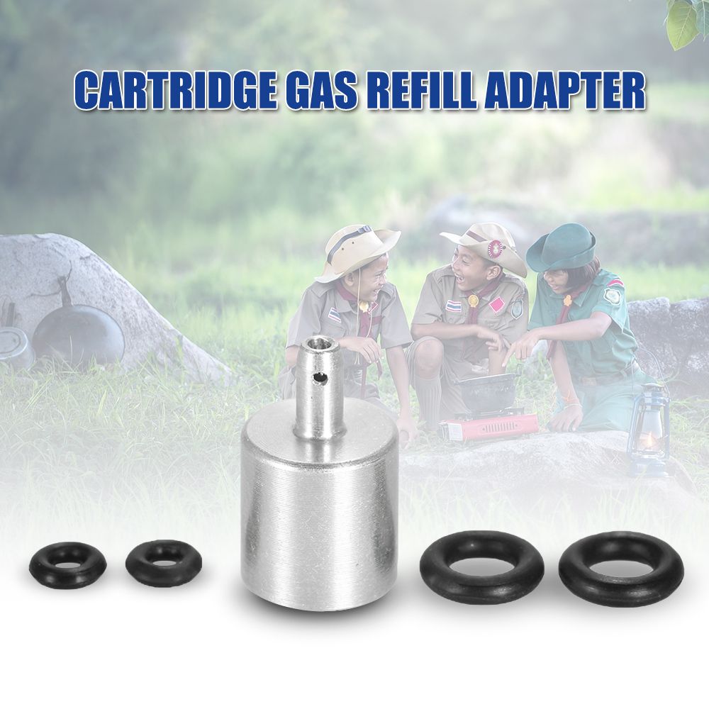 Cartridge Gas Refill Adapter Nozzle Bottle Type Butane Gas - 2