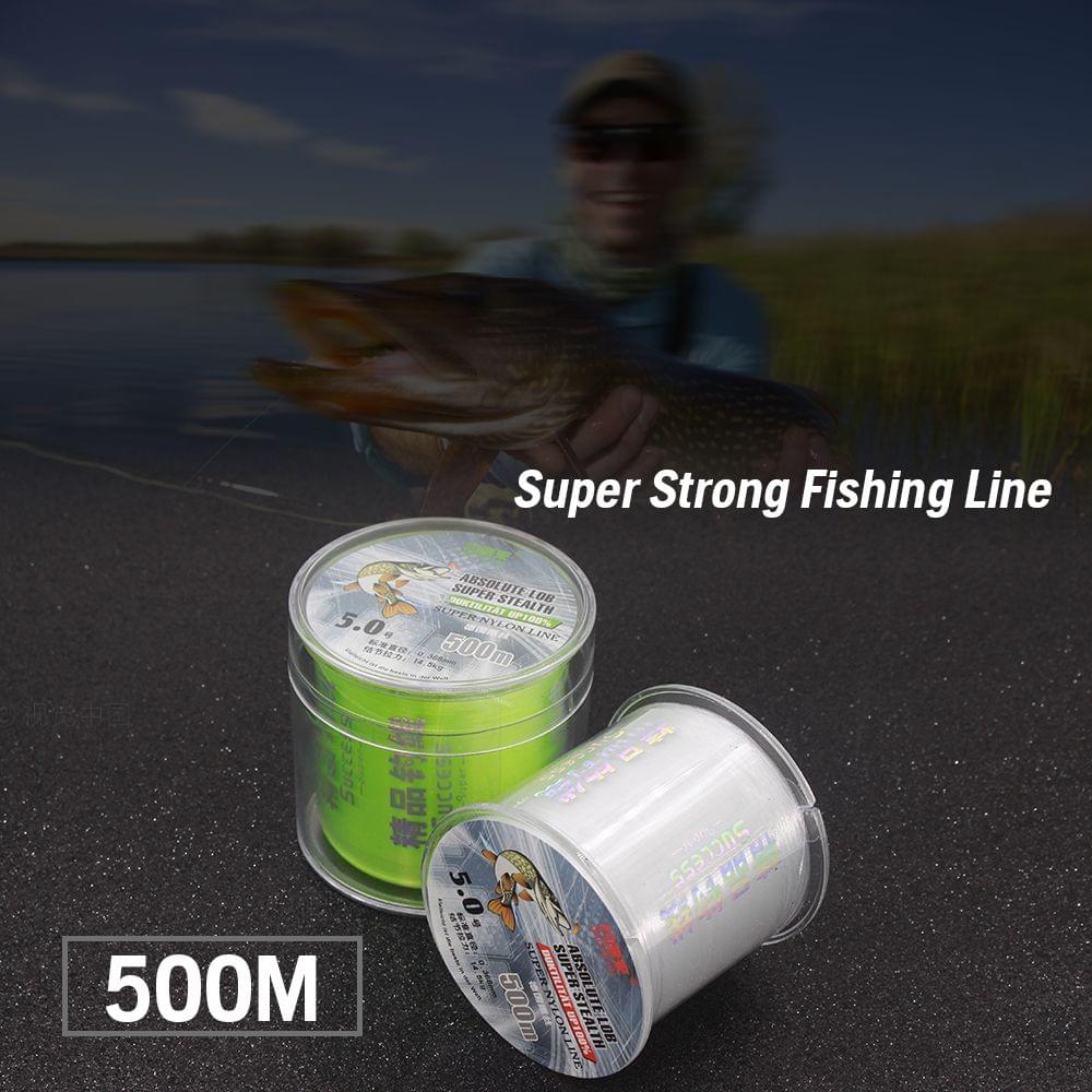 500M Fishing Line Nylon Fishing Main Line Monofilament - 4