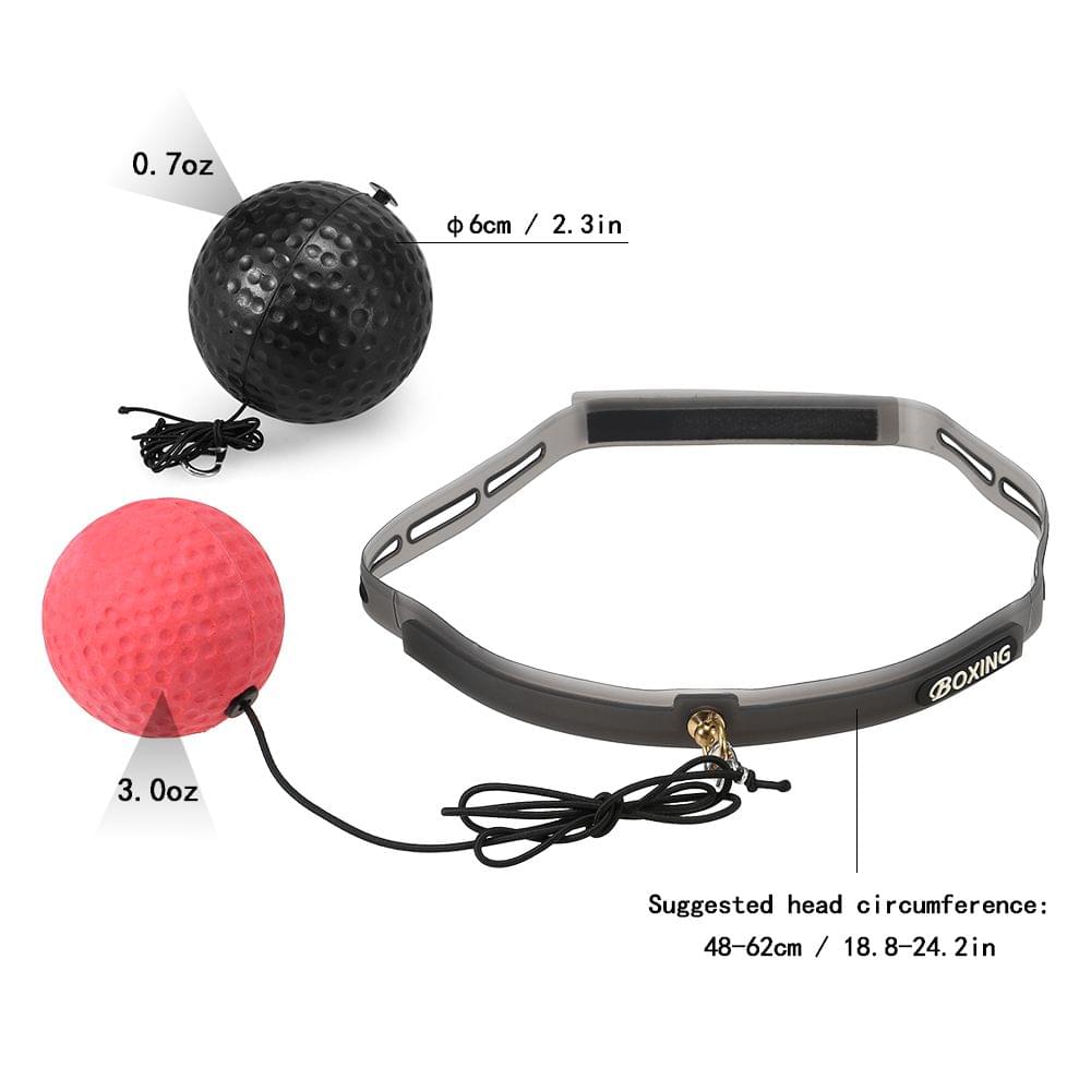 Boxing Reflex Ball 2 Level Pouching Ball with Sweat Band for