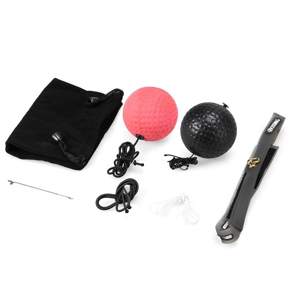 Boxing Reflex Ball 2 Level Pouching Ball with Sweat Band for