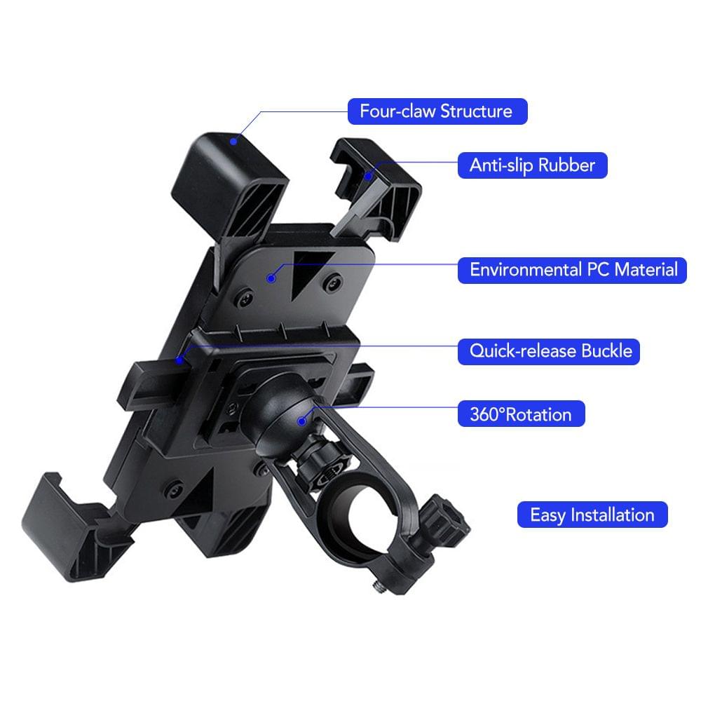 Bicycle Phone Holder 360? Rotation Phone Mount Adjustable - Type1