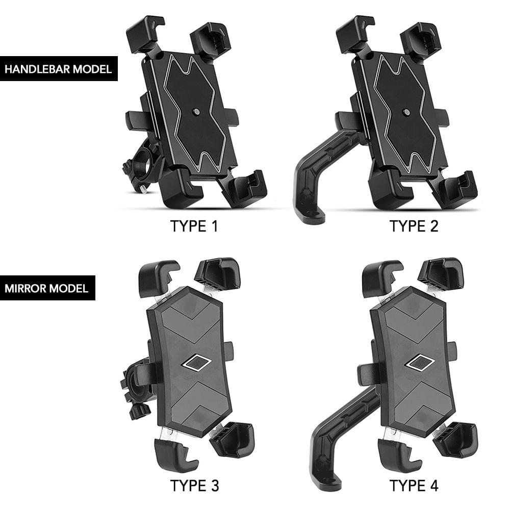Bicycle Phone Holder 360? Rotation Phone Mount Adjustable - Type4