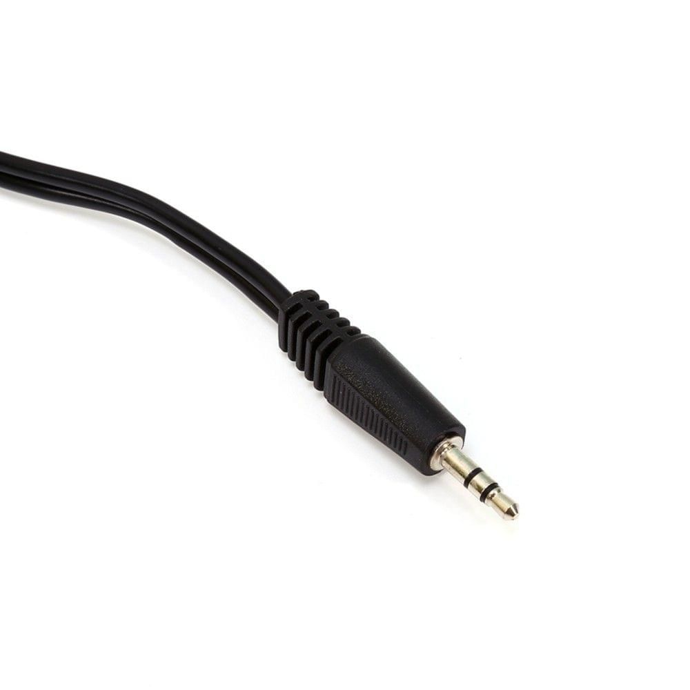 0.25 Meter RCA Audio Cable 3.5mm Male to 2 RCA Female Stereo Adapter RCA Cable for HDTV PC MP3 CD Player - UNIQKART