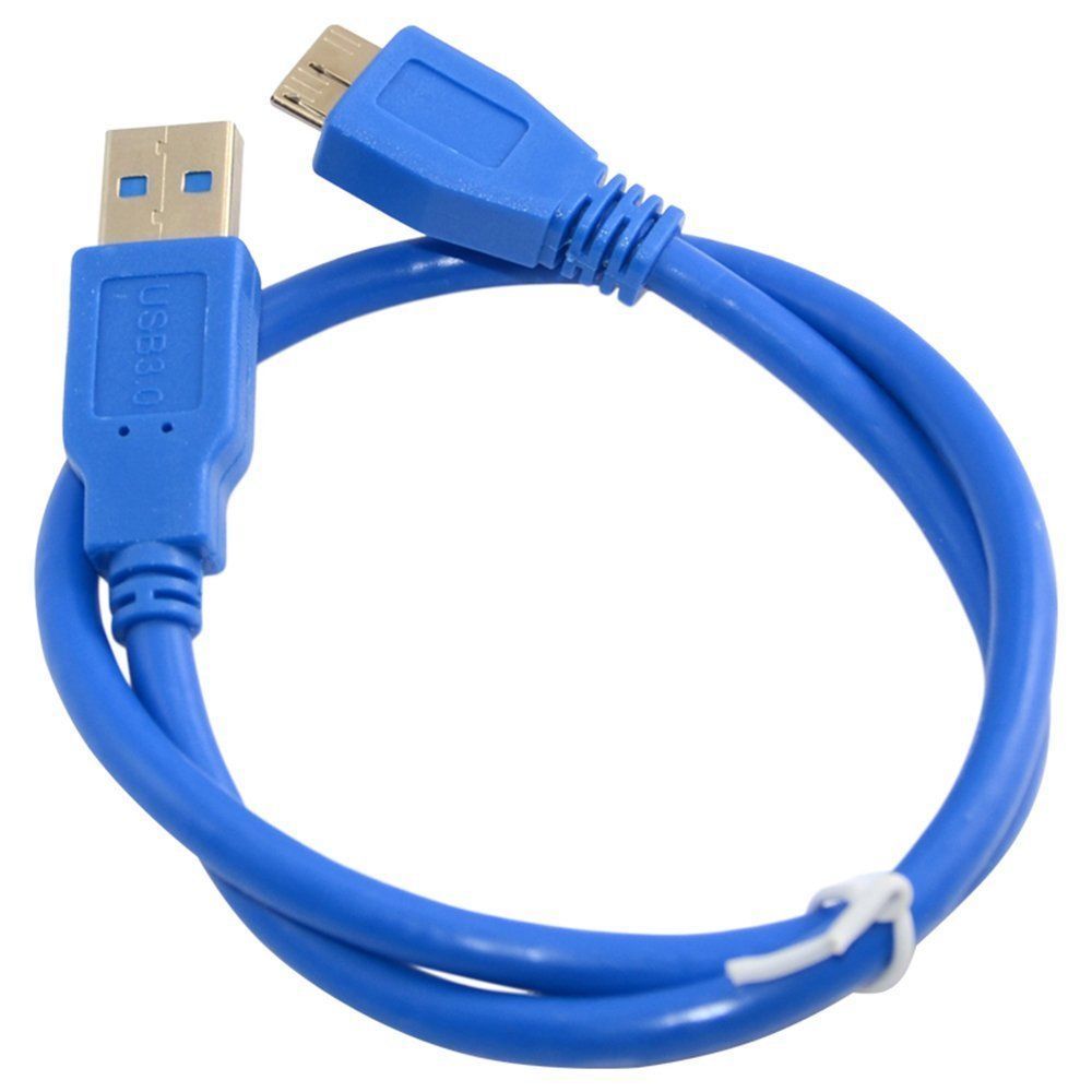 0.3m USB 3.0 Extension Cable A Male to Micro-B Adapter Converter Charger Cable Wire Cord for Mobile Hard Disk - UNIQKART