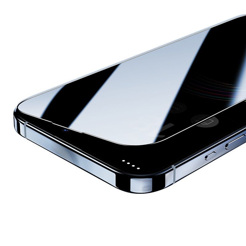 0.3mm Thin Anti-spy Screen Film for iPhone 15 High Aluminum-silicon Glass Screen Protector - UNIQKART