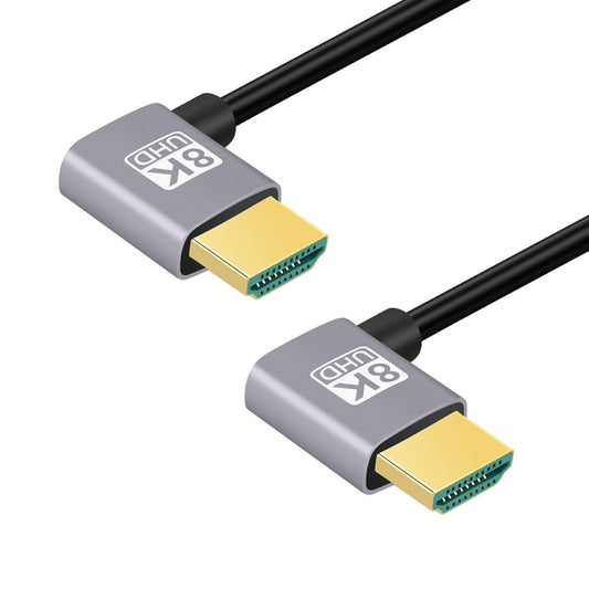 0.5m HDMI Male to Male Adapter Cord TV Projector 8K HD Video Cable 48Gbps Bandwidth - UNIQKART